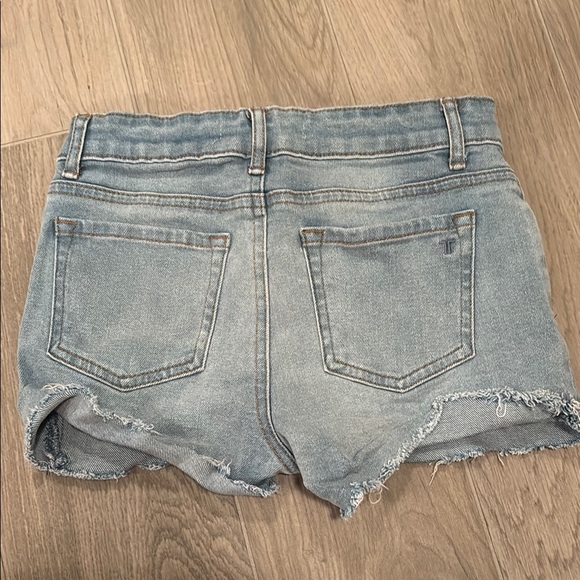 Tractr Girls Blue Jean Shorts Size 12 - Picture 2 of 4